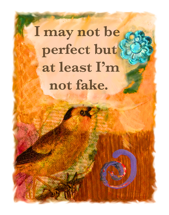 I may not be perfect
